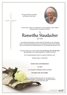 Roswitha Staudacher